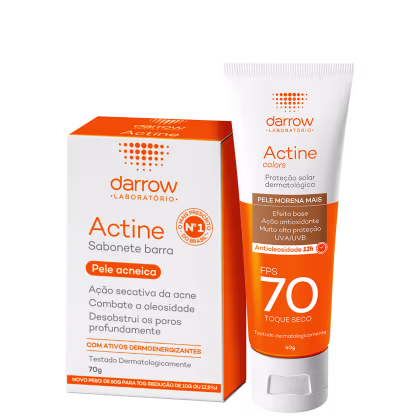 Imagem do produto Kit Darrow Actine Morena Mais (2 Produtos)