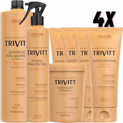 Imagem do produto Kit Itallian Hairtech Professional Trivitt Condicionamento Intenso (7 Produtos)