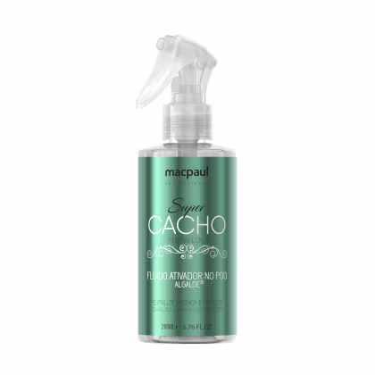 Imagem do produto Fluido Capilar Ativador de Cachos Super Cacho No Poo - 200ml