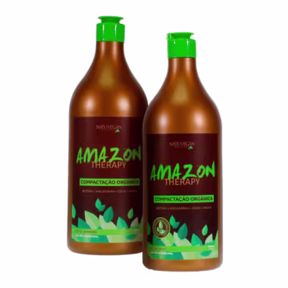 Imagem do produto Kit Progressiva Orgânica Profissional - Natuvegan Orgânica Amazon Therapy - 2x1L