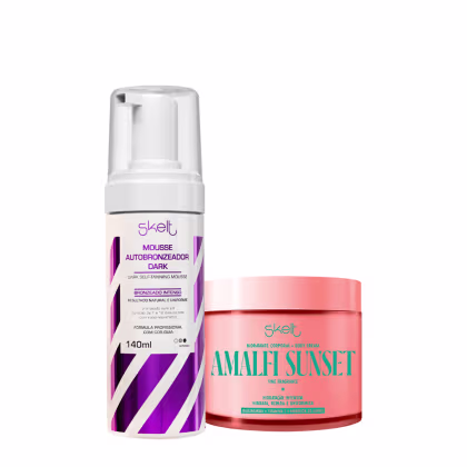 Imagem do produto Kit Skelt Red Carpet Glow Hidratante Corporal Amalfi Sunset Mousse (2 produtos)