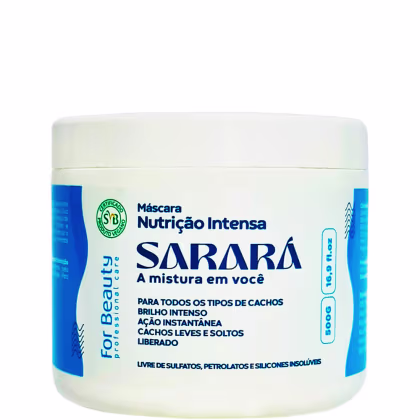 Imagem do produto For Beauty Sarará - Máscara de Nutrição Intensa 500g