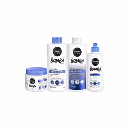 Imagem do produto Kit Tratamento Salon Line Sos Bomba Grande (4 produtos)