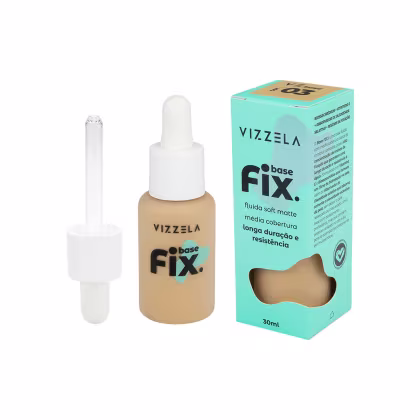 Imagem do produto Vizzela Cosméticos Fix Cor 3 - Base Líquida 30ml