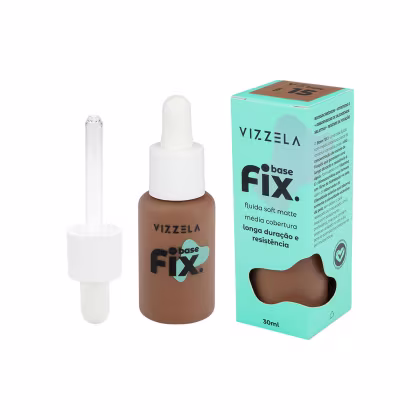 Imagem do produto Vizzela Cosméticos Fix Cor 15 - Base Líquida 30ml