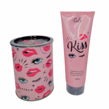 Imagem do produto Kit Ciclo Kiss Colônia Lata + Loção Hidratante