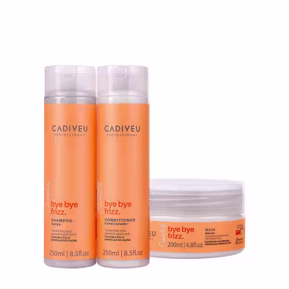 Imagem do produto Kit Cadiveu Professional Bye Bye Frizz Shampoo Condicionador e Máscara (3 produtos)
