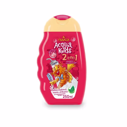 Imagem do produto Shampoo Nazca Acqua Kids 2x1 Milk Shake 250ml