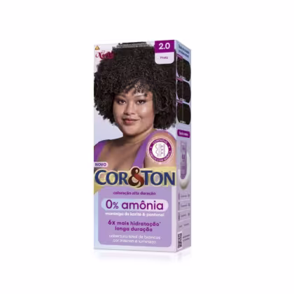 Imagem do produto Tintura Cor&Ton Niely 0% Amônia 2.0 Preto