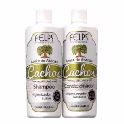 Imagem do produto Felps Azeite Kit Shampoo e Condicionador de Abacate 500ml