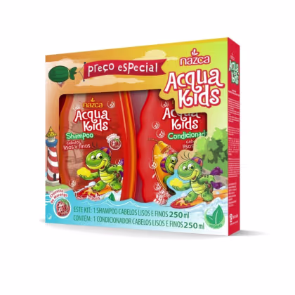 Imagem do produto Kit Nazca Acqua Kids Shampoo 250 ml + Condicionador 250ml Cabelos Lisos E Finos Morango