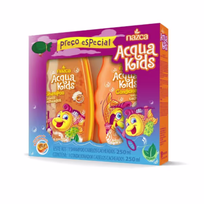 Imagem do produto Kit Nazca Acqua Kids Shampoo 250ml + Condicionador 250ml Infantil Cabelos Cacheados