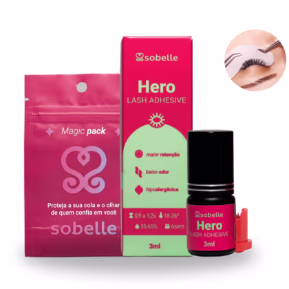 Imagem do produto Cola Para Extensão de Cílios Sobelle Hero 3ml