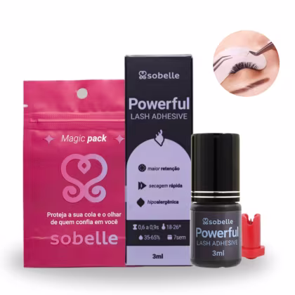 Imagem do produto Cola Powerful 3ml Para Extensão de Cílios Sobelle