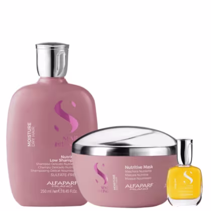 Imagem do produto Kit Alfaparf Semi di Lino Moisture & Oil (3 Produtos)