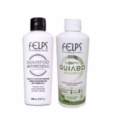 Imagem do produto Felps Selante Xbtx Quiabo e Shampoo Antirresíduo