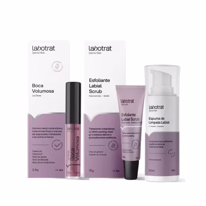 Imagem do produto KIT SKIN CARE LABIAL CUIDADOS DIARIOS PARA OS LABIOS LABOTRAT