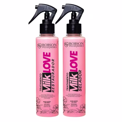 Imagem do produto Kit Milk Love Robson Peluquero Rp Selador + Restaurador