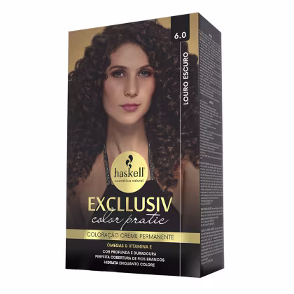 Imagem do produto Excllusiv Color Pratic - Kit Coloração 6.0 Louro Escuro