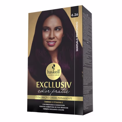 Imagem do produto Excllusiv Color Pratic - Kit Coloração 6.26 Marsala Profundo