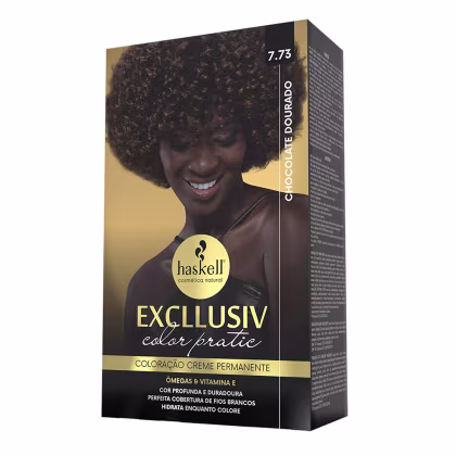 Imagem do produto Excllusiv Color Pratic - Kit Coloração 7.73 Chocolate Dourado