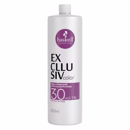 Água Oxigenada Haskell Excllusiv Color de  30 Volumes e 800ml