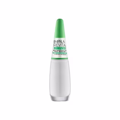 Imagem do produto Base Impala Revita Nail Revitalizante com Fibras Branco Soft 7,5ml