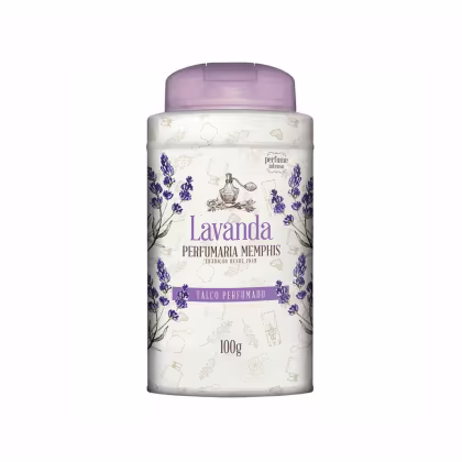 Imagem do produto Talco Corporal Memphis Lavanda Perfumado 100g