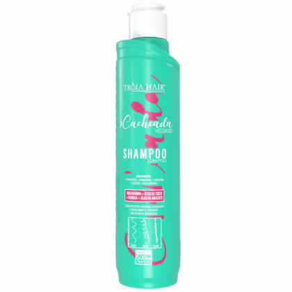 Imagem do produto Tróia Hair Cosmetics Cacheada Vegano - Shampoo Low Poo 500ml