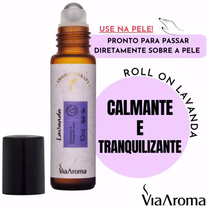 Imagem do produto Roll on de Óleos Essenciais Lavanda Via Aroma - 10 ml