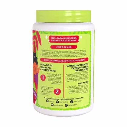 Imagem do produto Kit Creme Salon Line Kids Melancia + Uva 1kg Com 4