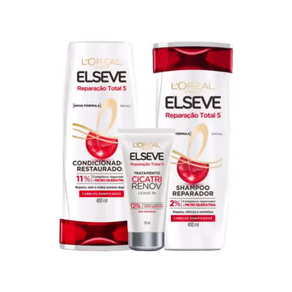 Imagem do produto Kit L'Oréal Paris Reparação Total 5 e Cicatri (3 produtos)