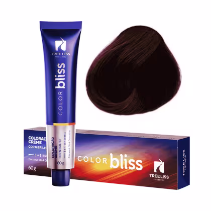 Imagem do produto TreeLiss Profissional Color Bliss 5.7 Castanho Claro Marrom - Tonalizante Capilar 60g