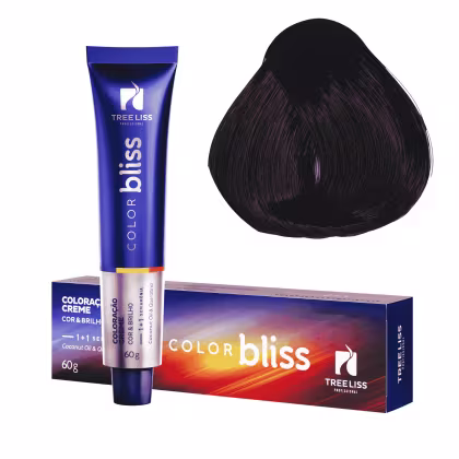 Imagem do produto TreeLiss Profissional Color Bliss 3.0 Castanho Escuro - Tonalizante Capilar 60g
