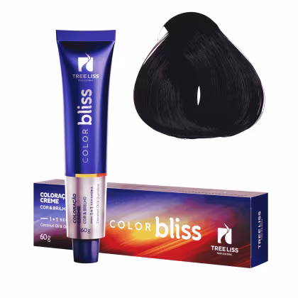 Imagem do produto TreeLiss Profissional Color Bliss 2.0 Preto - Tonalizante Capilar 60g
