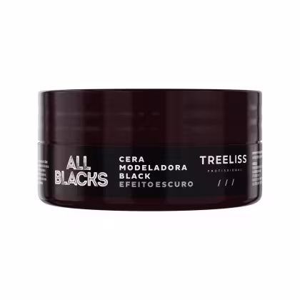 Imagem do produto Cera modeladora fixação cabelo e barba All Blacks Treeliss - Black