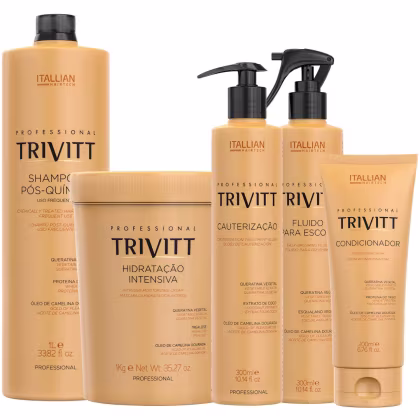Kit Itallian Hairtech Professional Trivitt Quinteto Squad, 5 produtos.