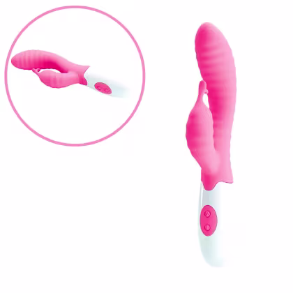 Imagem do produto Vibrador e Estimulador de Clitóris Hyman Pretty Love Rosa Claro