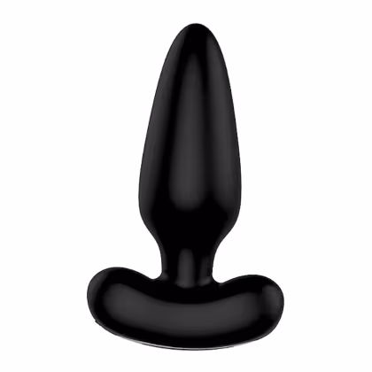 Plug Anal Vibratório S-Hande Albert RCT com Controle Preto, 1 produto.