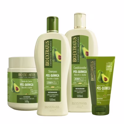 Imagem do produto Kit Bio Extratus Pós-Química Quarteto Finalização (4 Produtos)