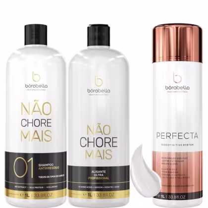 Imagem do produto Borabella Kit Não Chore Mais + Perfecta Progressiva 3x1 Litro