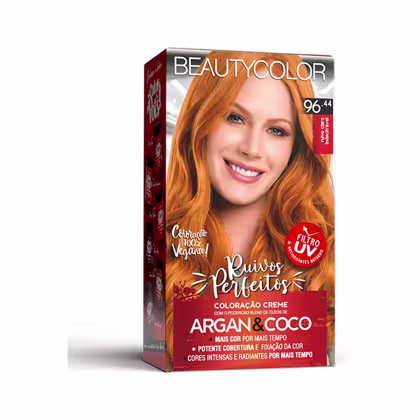 Imagem do produto Beauty Color 96.44 Ruivo Claro Indecifrável - Tintura Permanente