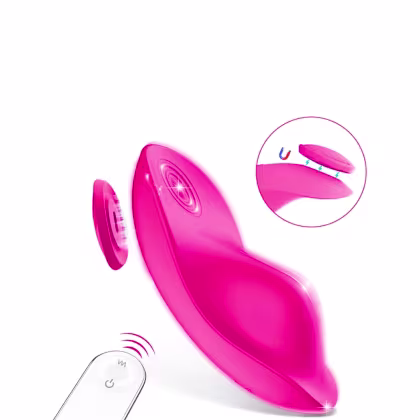 Imagem do produto Calcinha Vibratória Leaf Shande Recarregável com Controle e 9 Modos de Vibração Pink