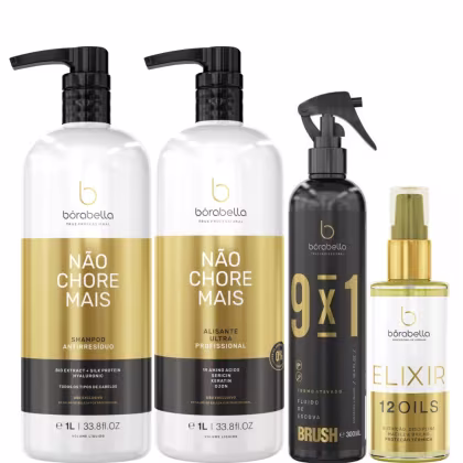 Imagem do produto Borabella Kit Não Chore Mais 1L + Fluido 300ml + Elixir 60ml
