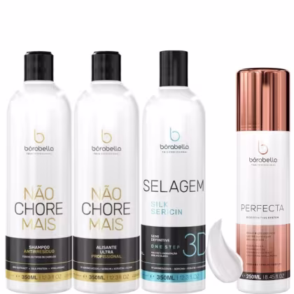 Imagem do produto Borabella Kit Não Chore Mais + Selagem 3x350ml + Perfecta 250ml