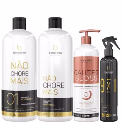 Imagem do produto Borabella Kit Não Chore Mais 1L + Cauter 500ml + Fluido 300ml