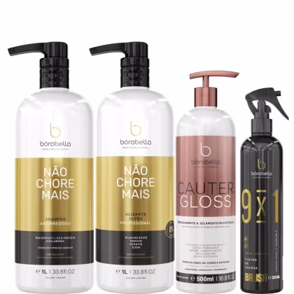 Imagem do produto Borabella Kit Não Chore Mais 1L + Cauter 500ml + Fluido 300ml