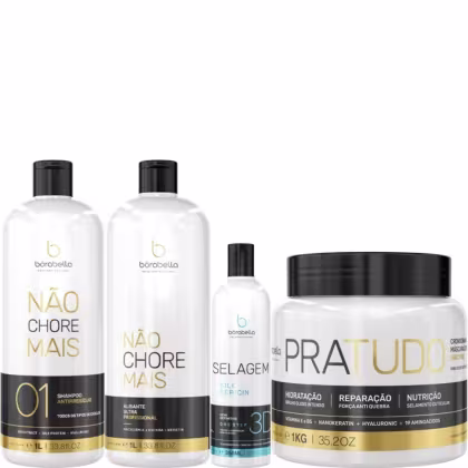 Imagem do produto Borabella Kit Não Chore Mais 1L + Selagem 350ml + Pratudo 1kg