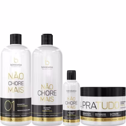Imagem do produto Borabella Kit Não Chore Mais 1L + Passo 2 - 90ml + Pratudo 300g