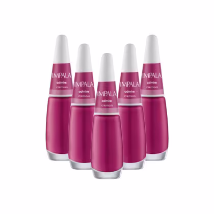 Imagem do produto Kit Esmalte Impala A Cor da Moda Admire com (5 unidades)
